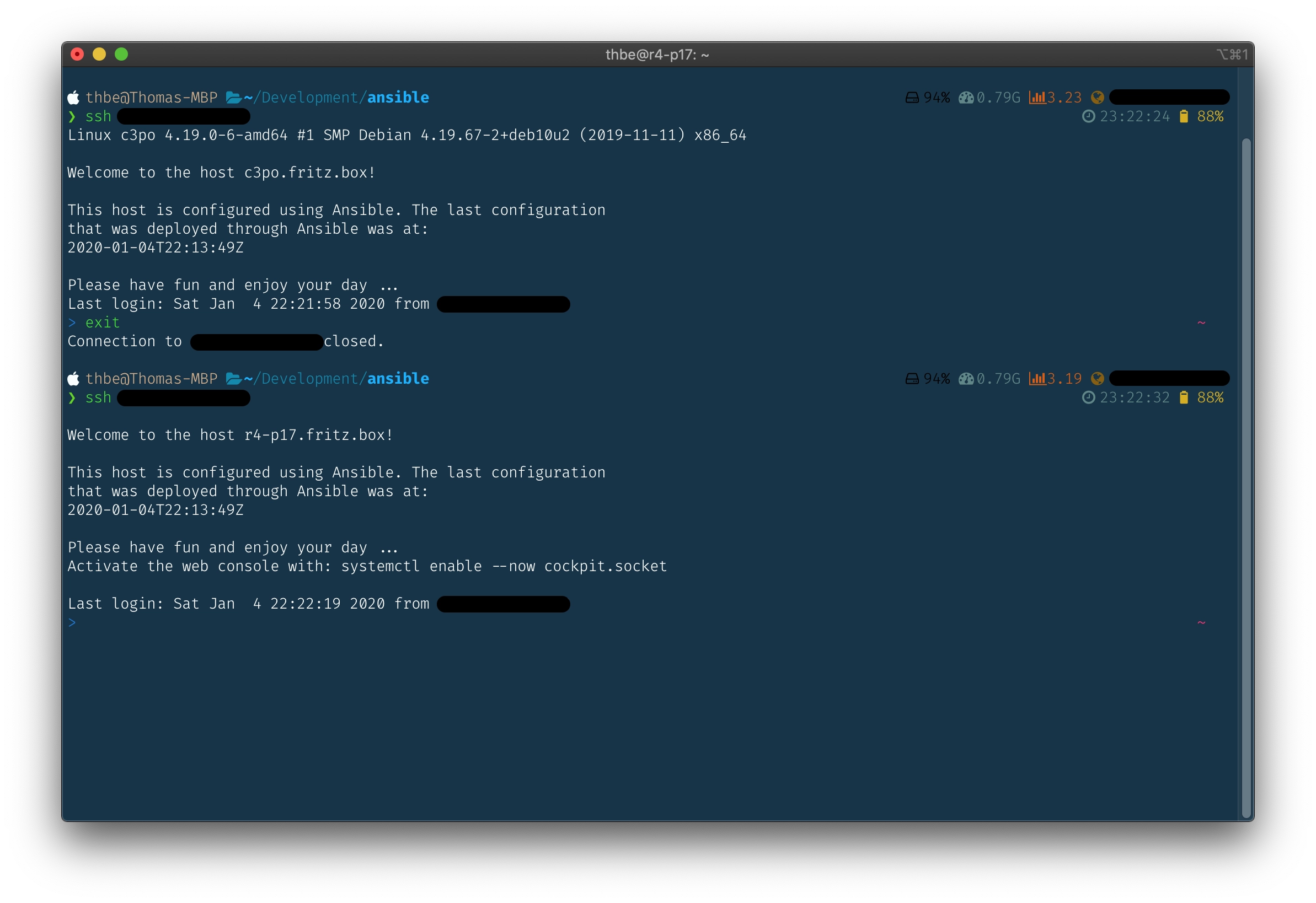 Harmonized target nodes