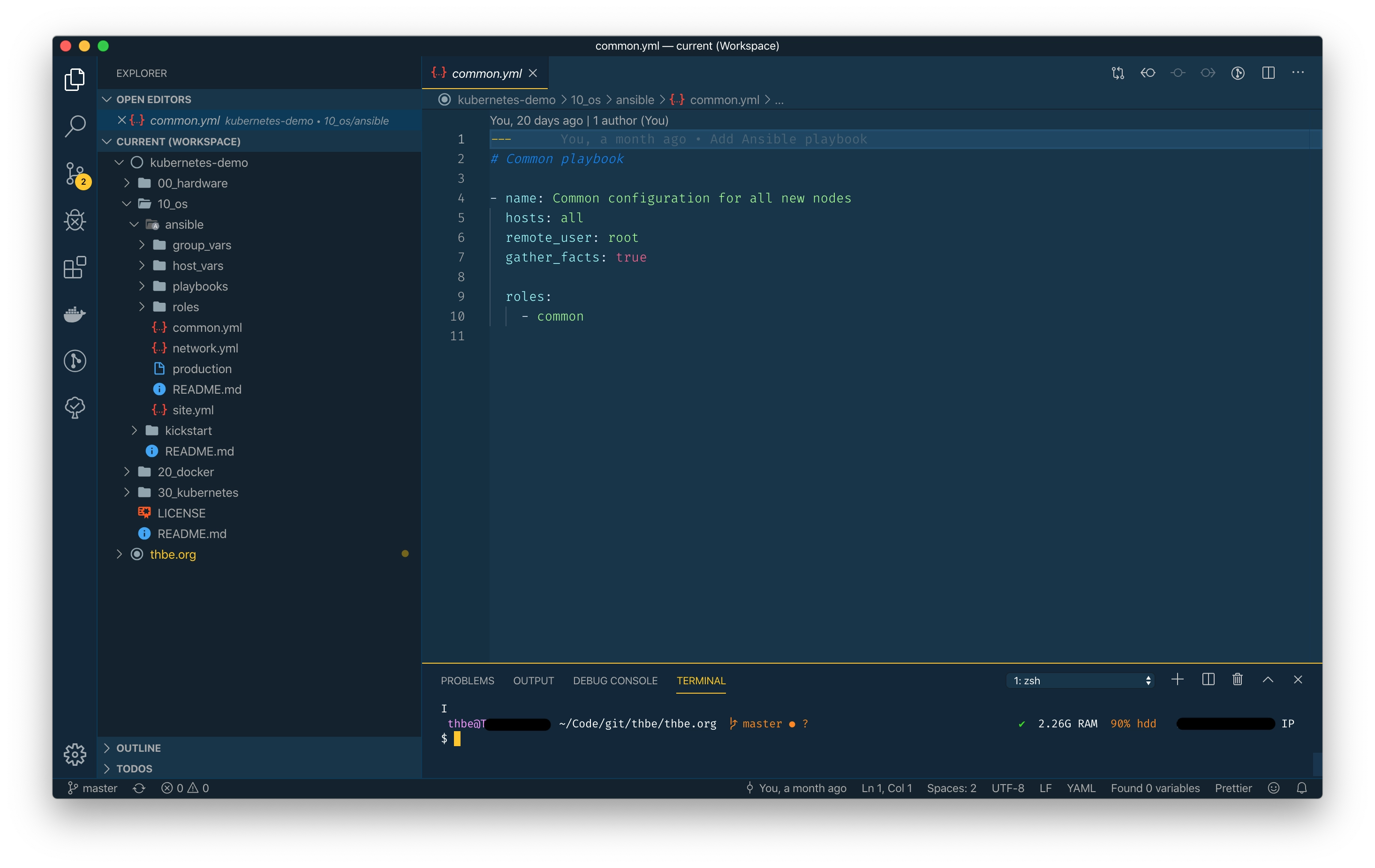 Customized VS Code