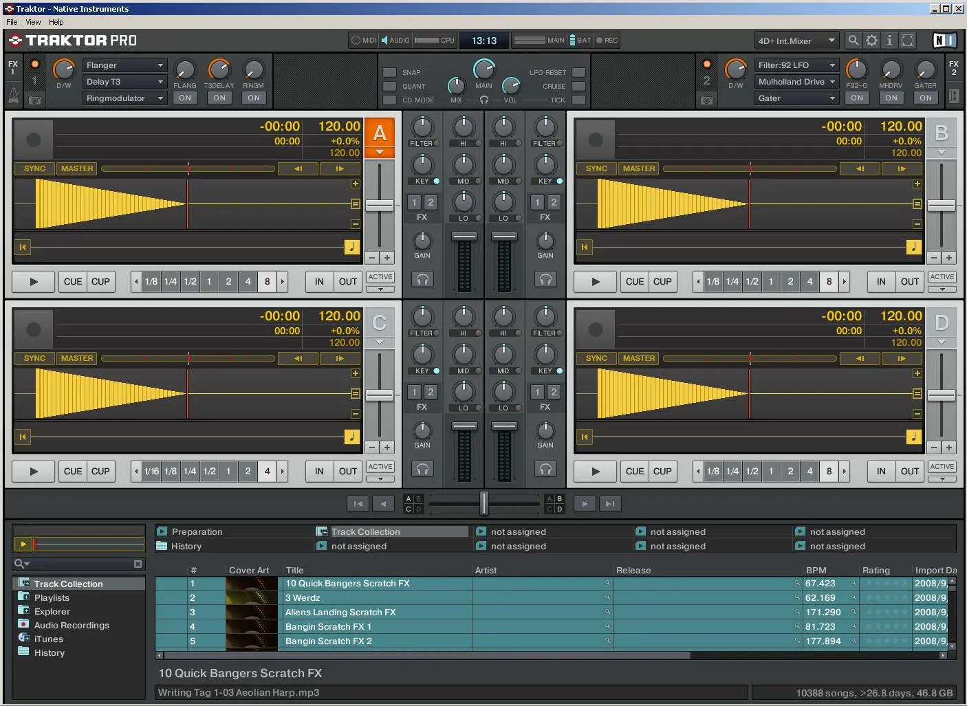 Traktor Pro main view