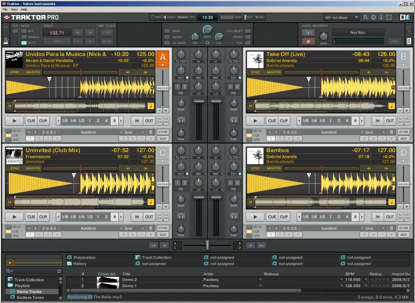 Traktor Pro main view extended