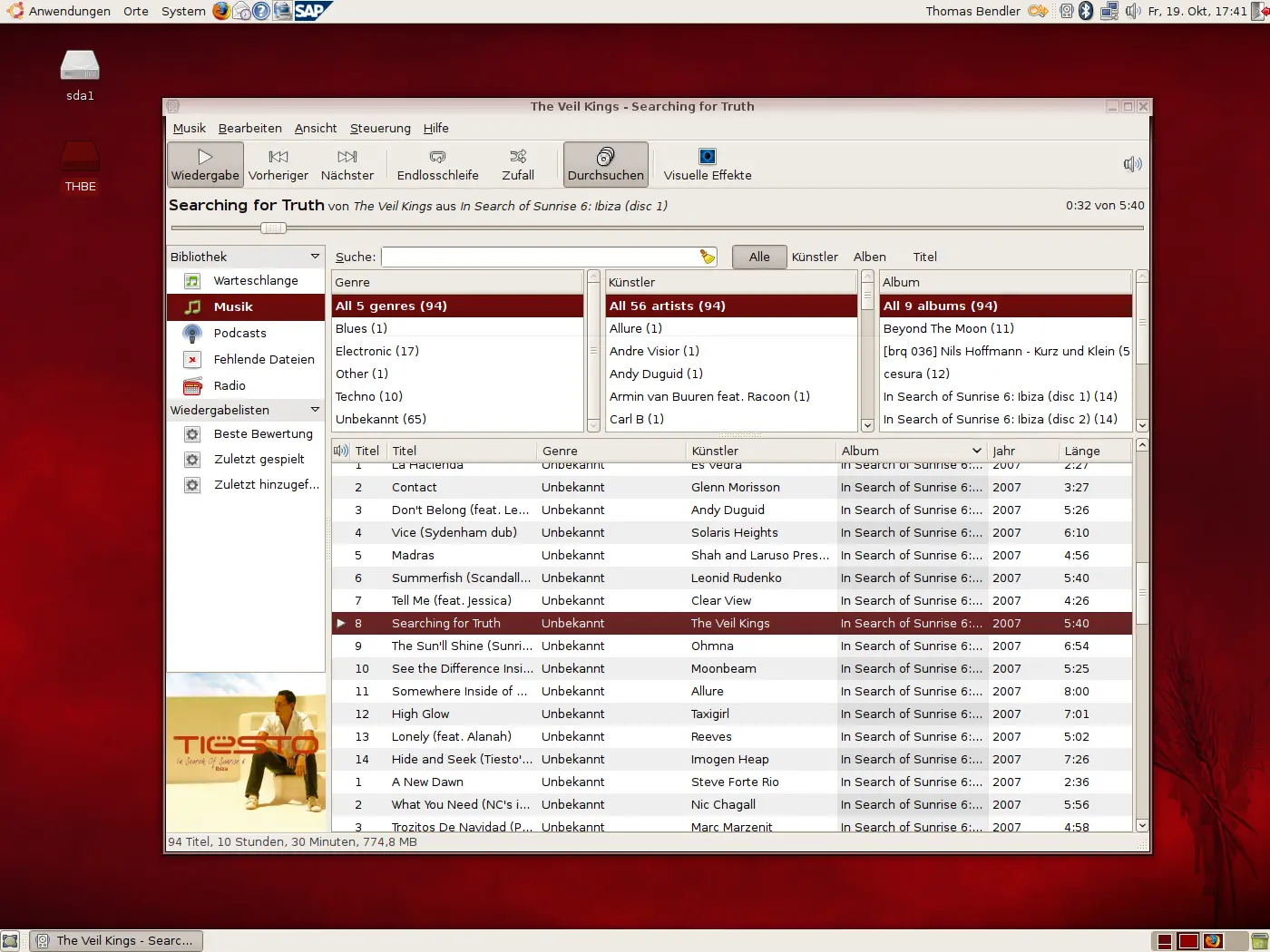 Ubuntu 7.10 desktop