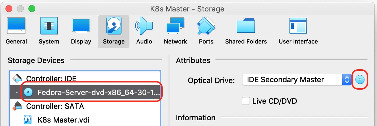 Configure VirtualBox VM