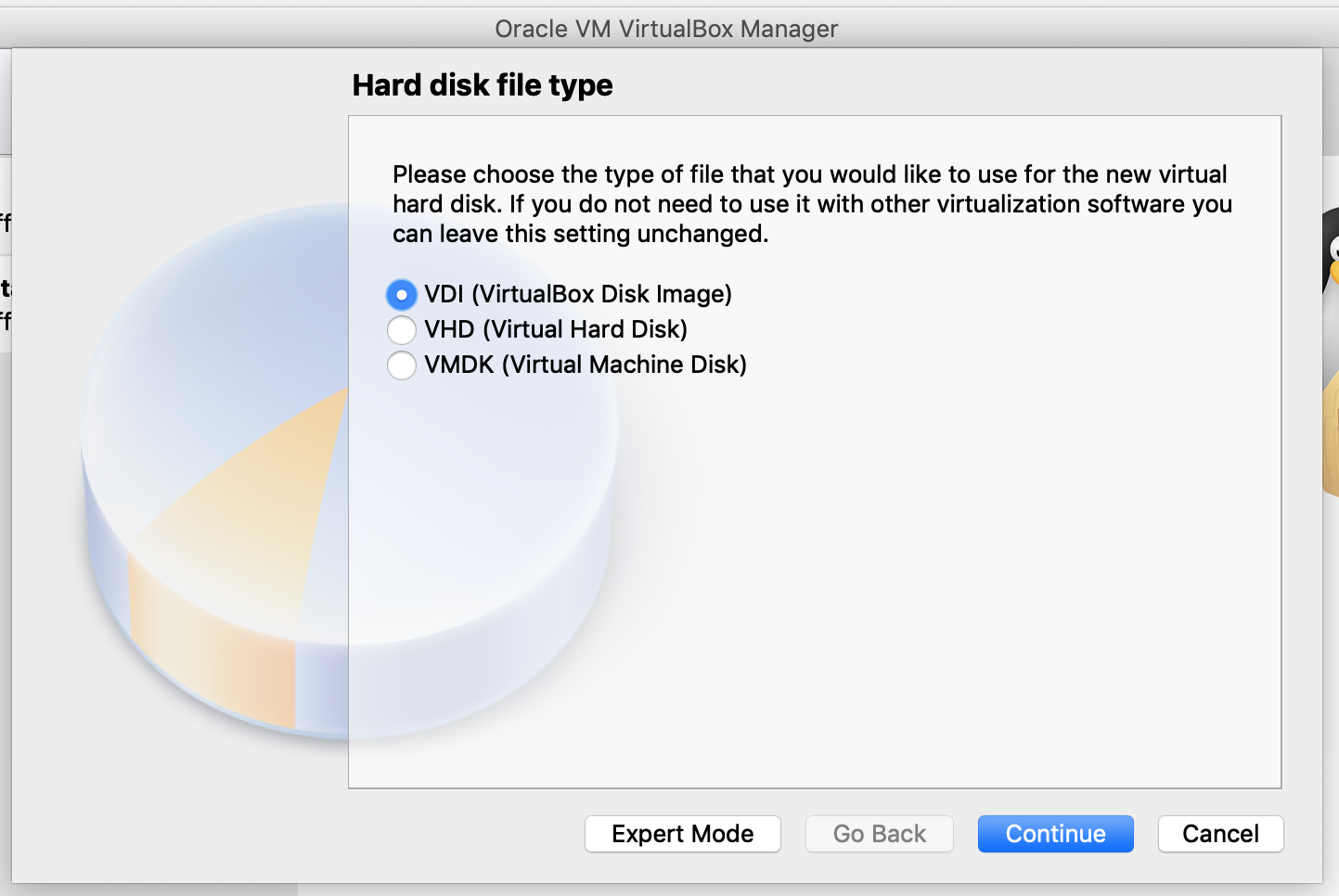 VirtualBox create master VM